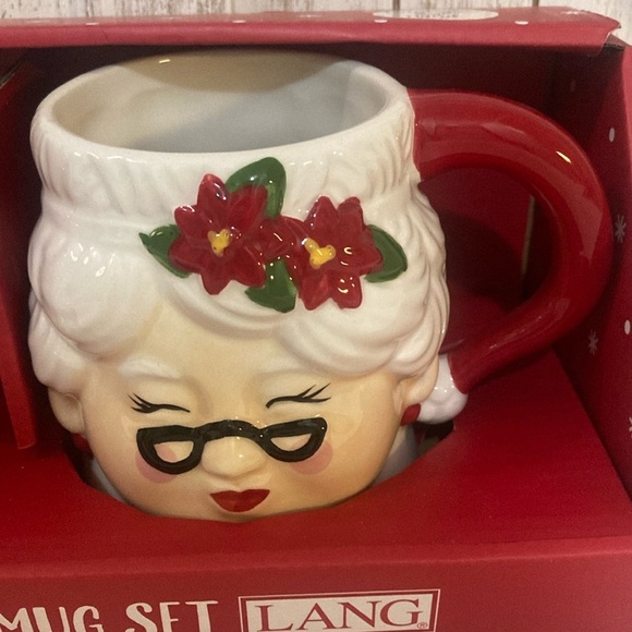 Lang Mr. & Mrs. Santa Mug Set - Picture 4 of 9